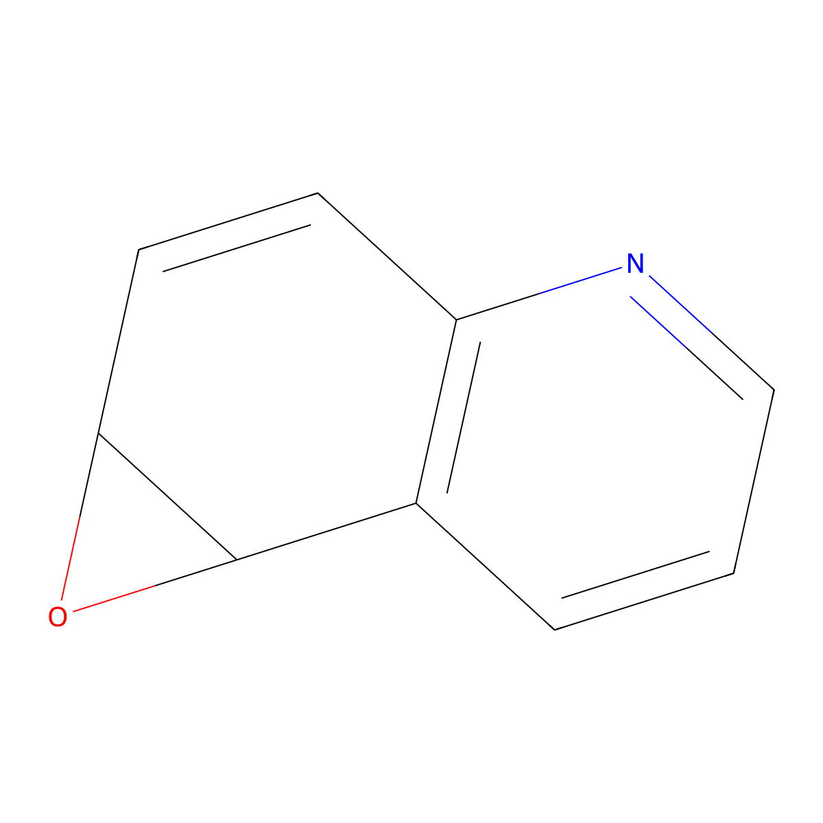 (+-)-5,6-Epoxy-5,6-dihydroquinoline molecular structure, CAS 130536-37-7
