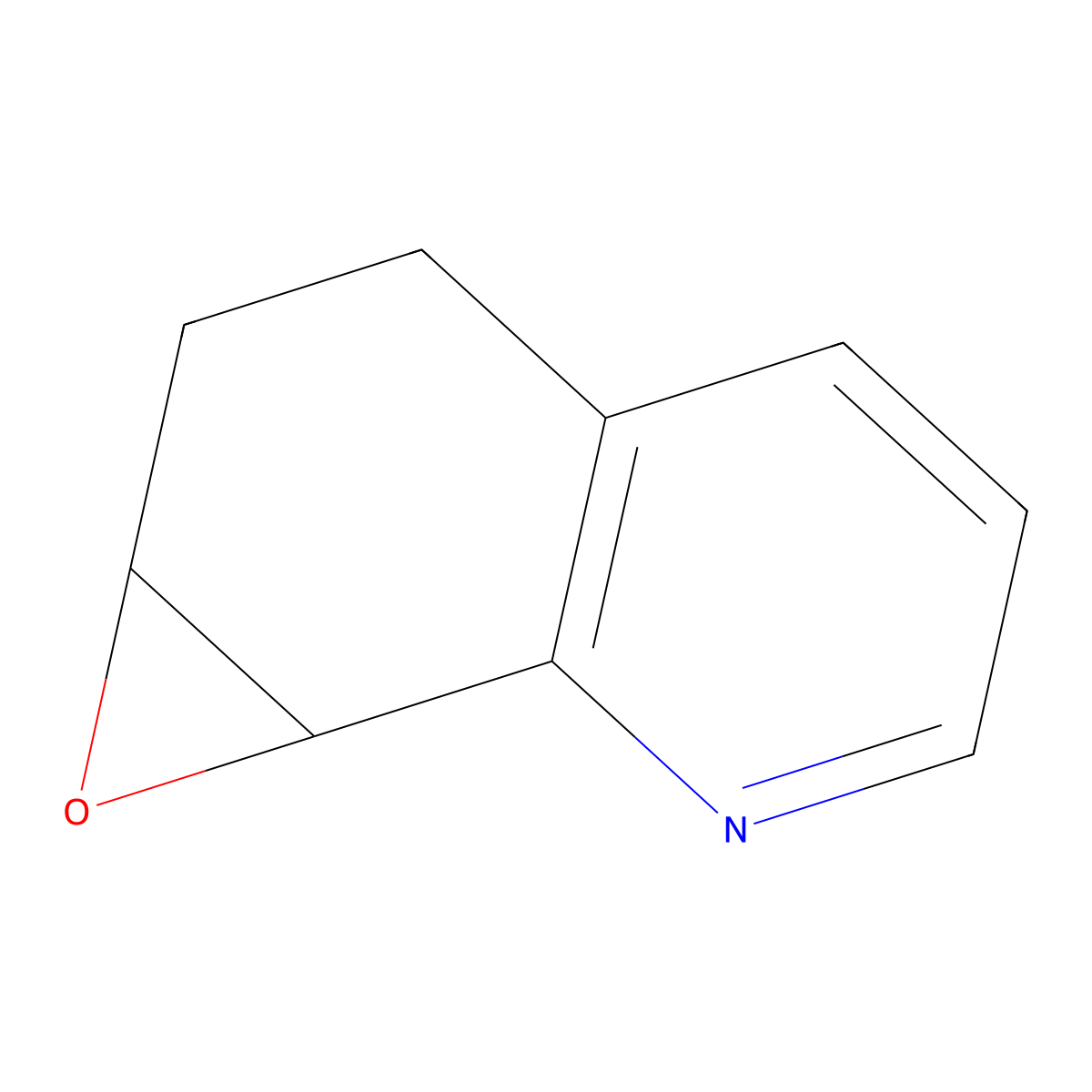 7,8-Epoxy-5,6,7,8-tetrahydroquinoline molecular structure, CAS 130536-46-8