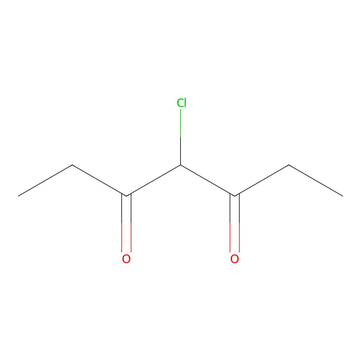 4-Chloroheptane-3,5-dione molecular structure, CAS 13054-81-4