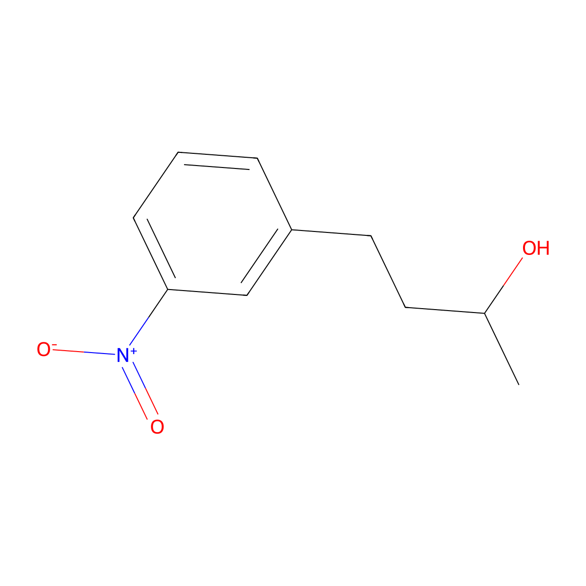 4-(3-Nitrophenyl)butan-2-ol molecular structure, CAS 1305710-67-1