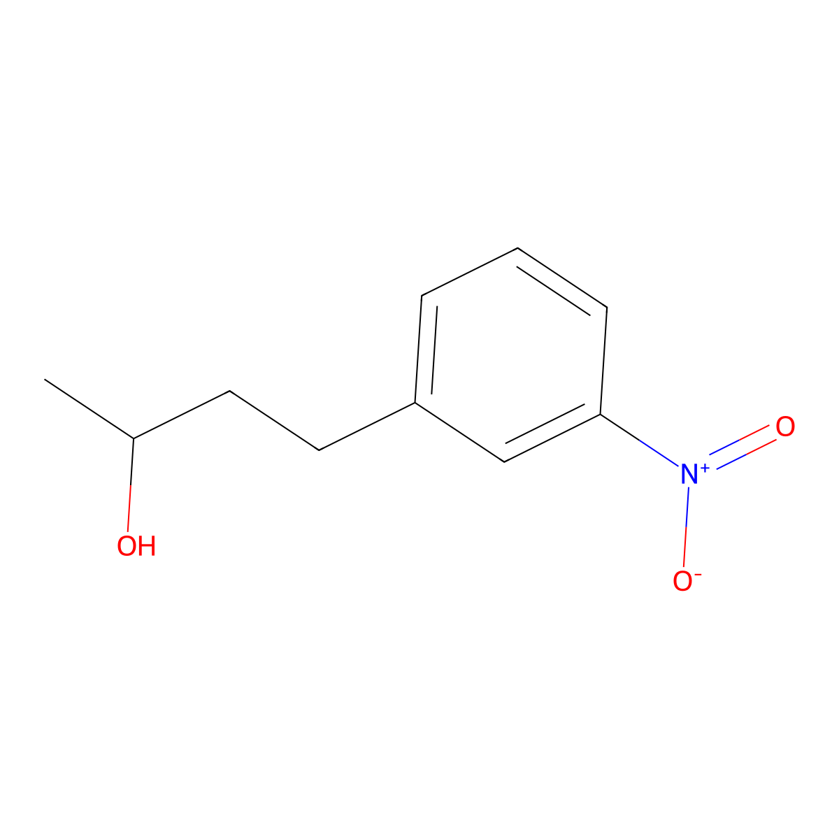 4-(3-Nitrophenyl)butan-2-ol molecular structure, CAS 1305710-67-1