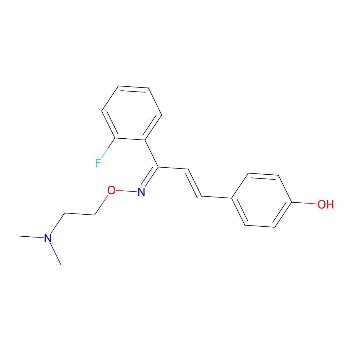 Eplivanserin molecular structure, CAS 130579-75-8