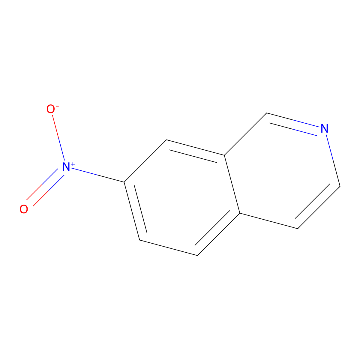 7-Nitroisoquinoline molecular structure, CAS 13058-73-6
