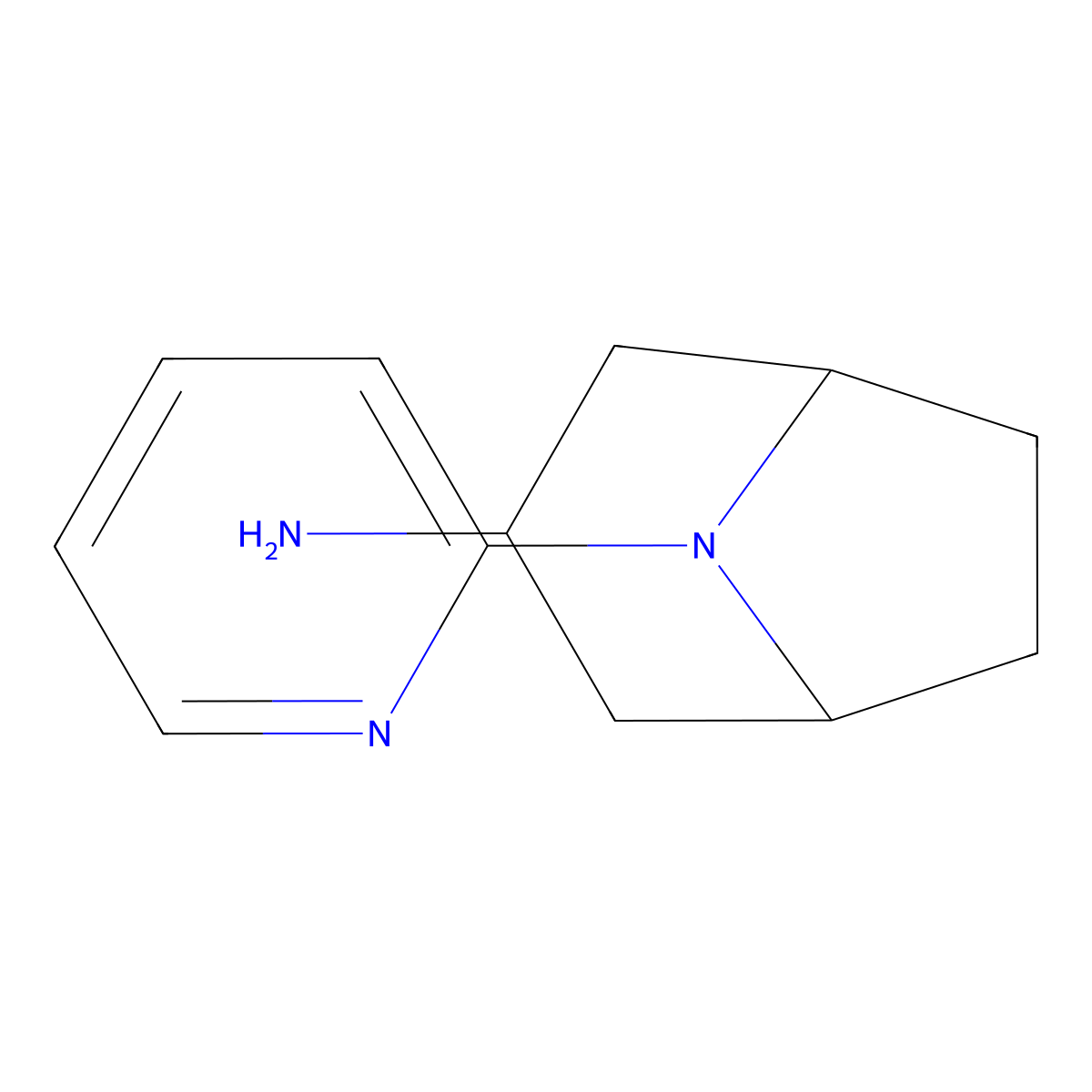 8-(Pyridin-2-yl)-8-azabicyclo[3.2.1]octan-3-amine molecular structure, CAS 1305802-75-8