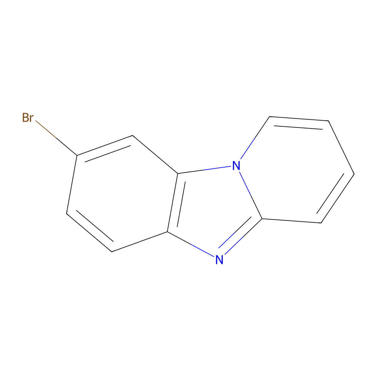 8-Bromopyrido[1,2-a]benzimidazole molecular structure, CAS 130594-97-7