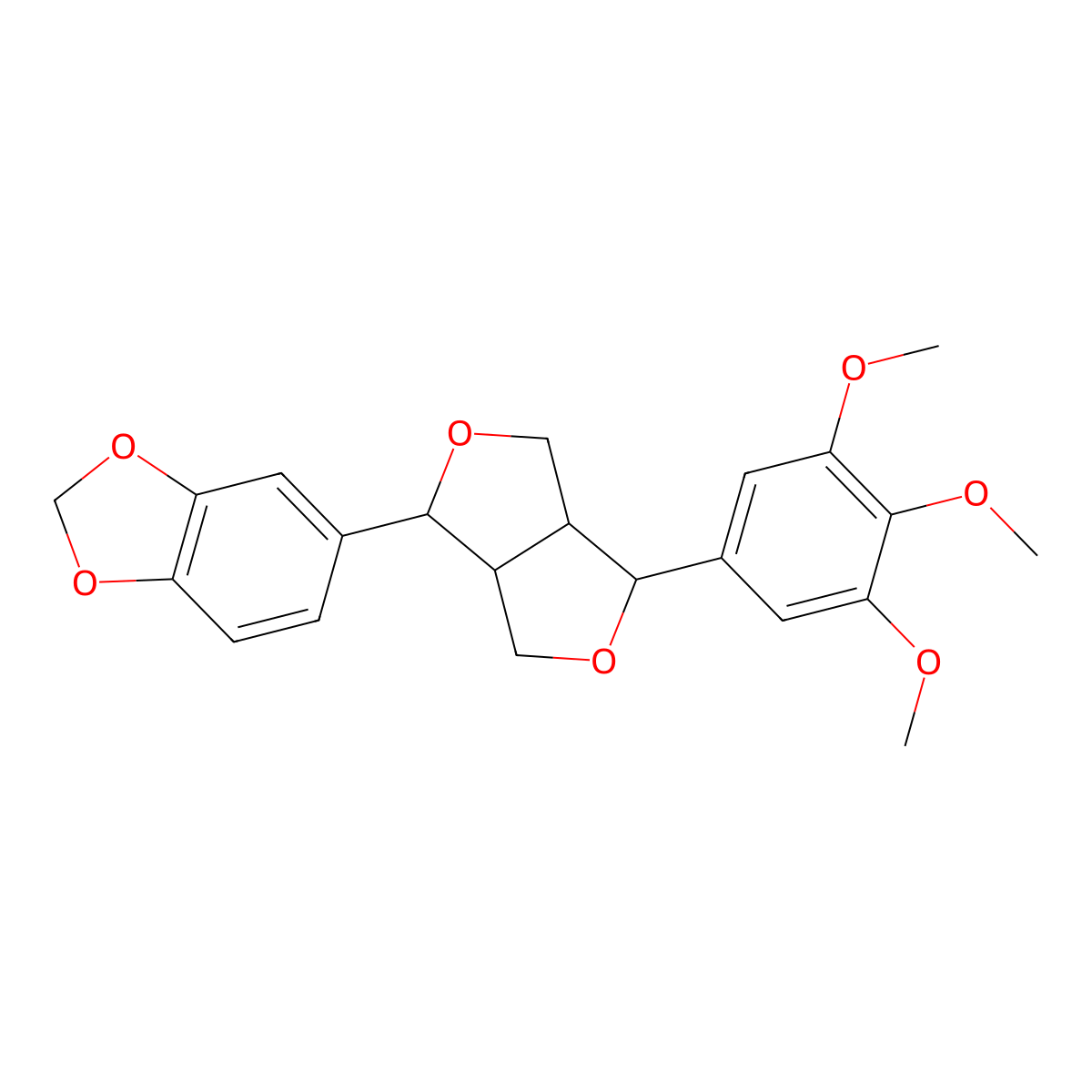 (+)-Aschantin molecular structure, CAS 13060-15-6