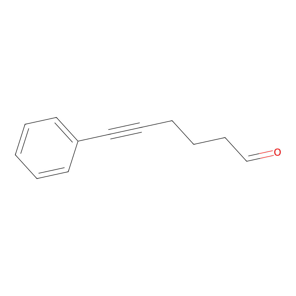 6-Phenylhex-5-yn-1-al molecular structure, CAS 130602-09-4