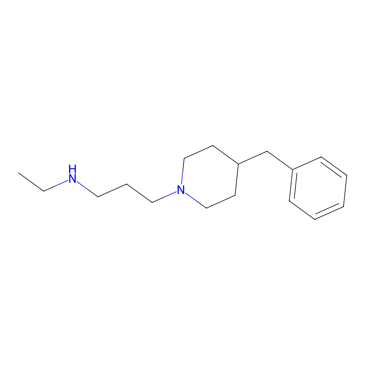 [3-(4-Benzylpiperidin-1-yl)propyl](ethyl)amine molecular structure, CAS 1306034-51-4