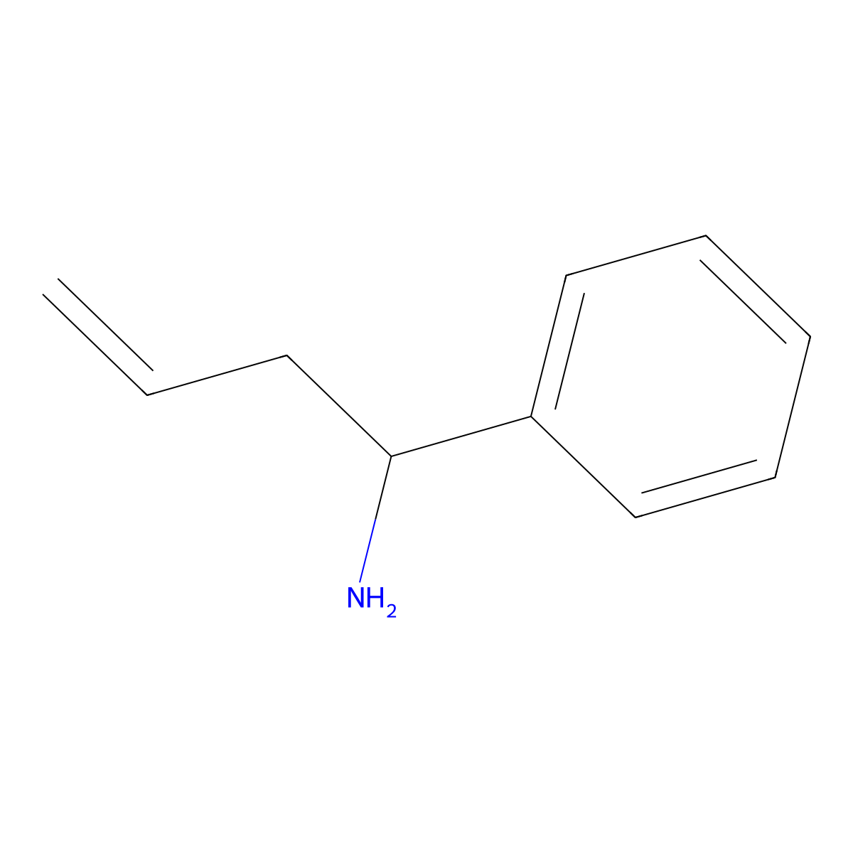 (1S)-1-phenylbut-3-en-1-amine molecular structure, CAS 130608-03-6