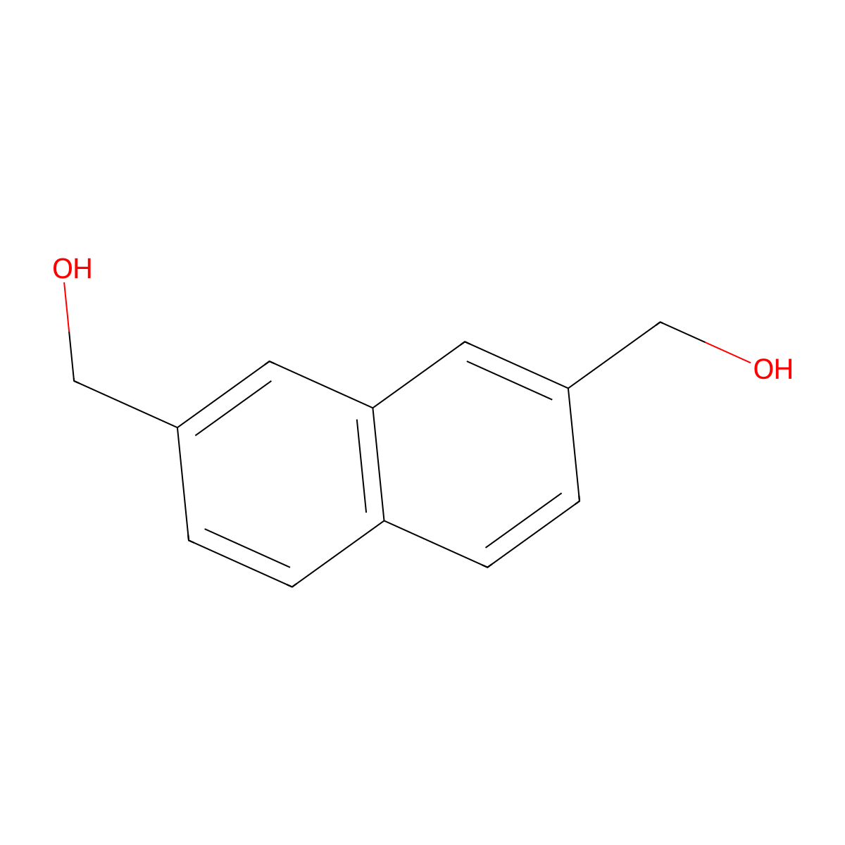 Naphthalene-2,7-diyldimethanol molecular structure, CAS 130614-81-2