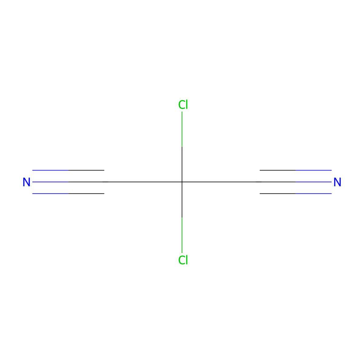 Dichloromalononitrile molecular structure, CAS 13063-43-9