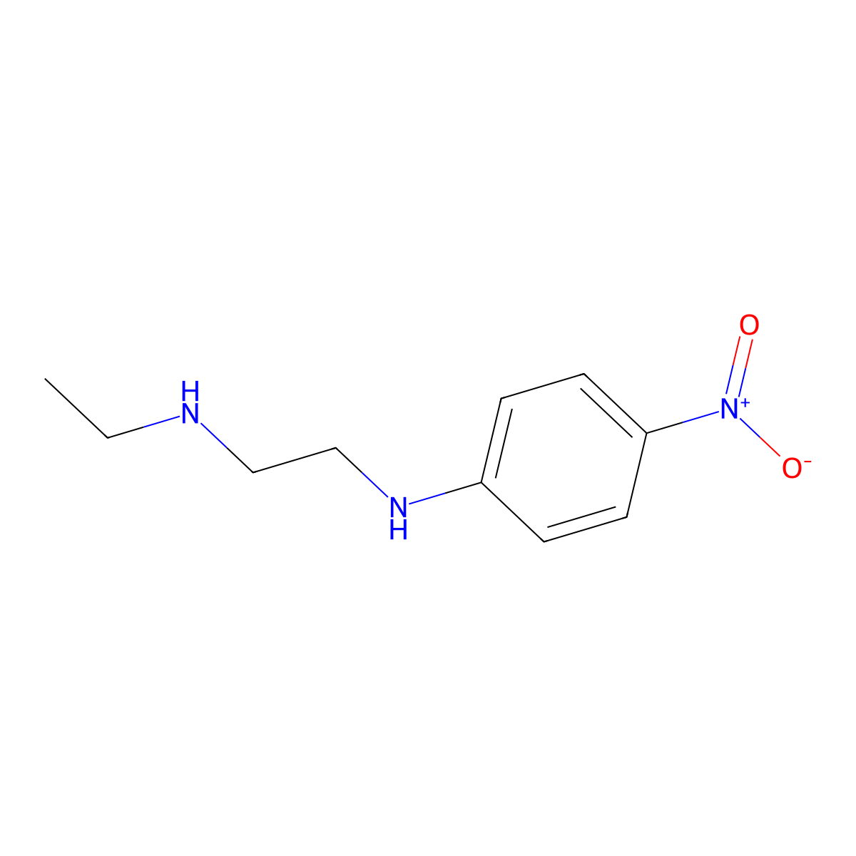 N-ethyl-N'-(4-nitrophenyl)ethane-1,2-diamine molecular structure, CAS 130636-38-3