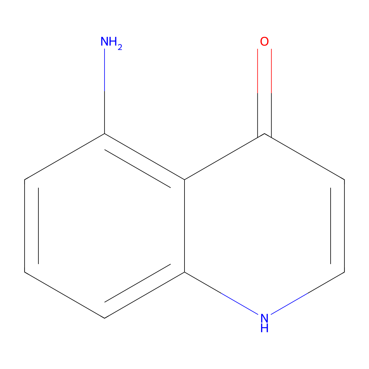 5-Aminoquinolin-4-ol molecular structure, CAS 13065-98-0