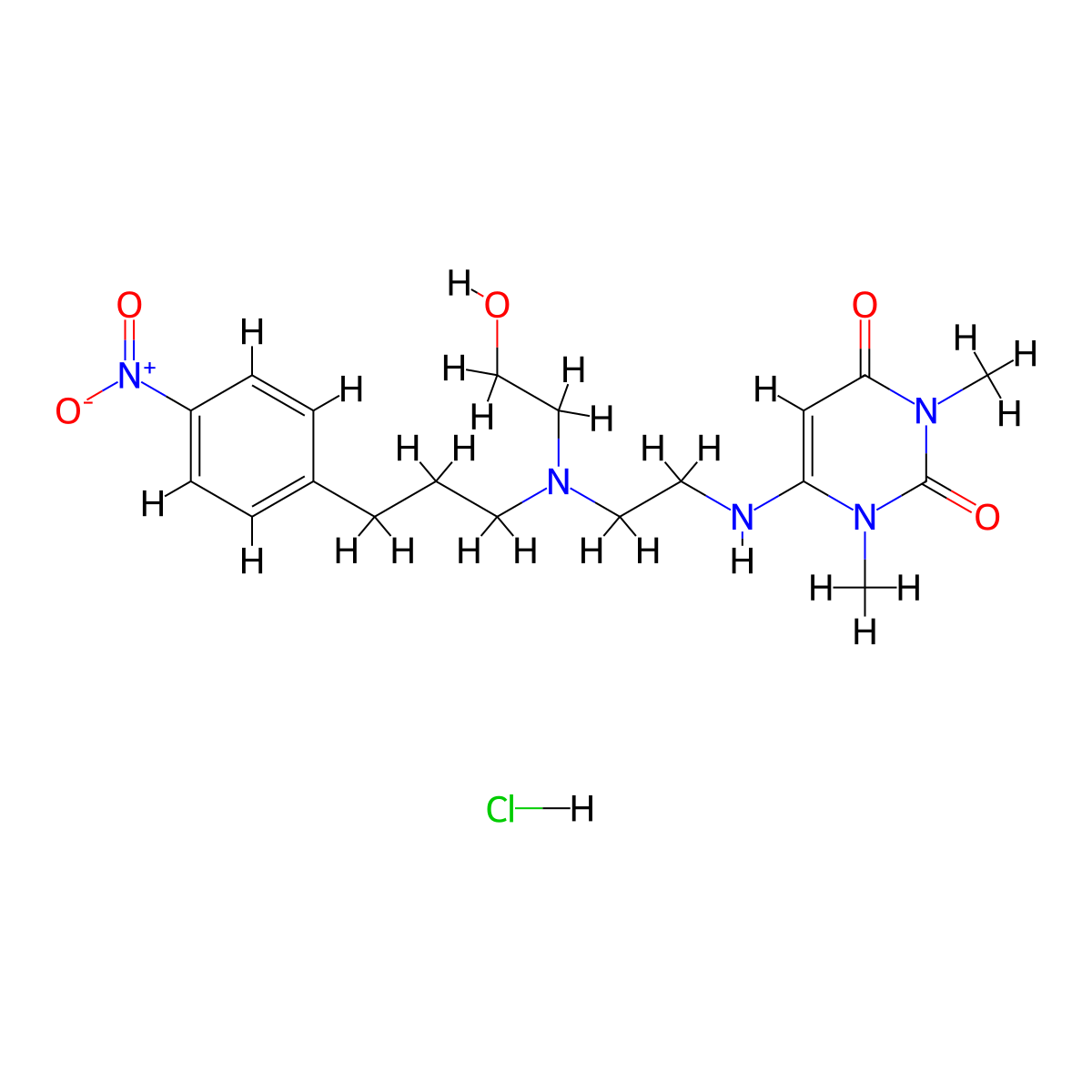 Nifekalant Hydrochloride molecular structure, CAS 130656-51-8
