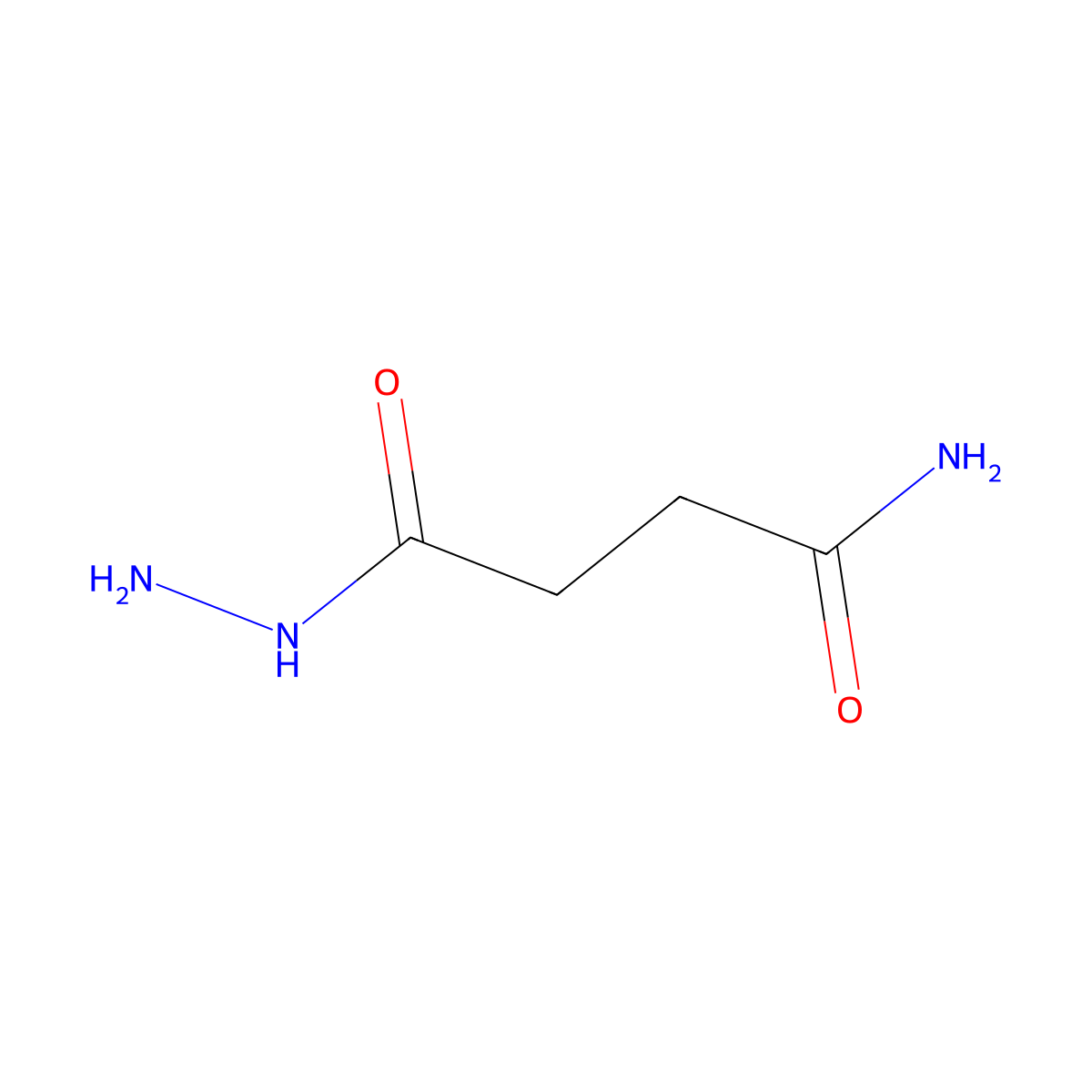 4-Hydrazino-4-oxobutanamide molecular structure, CAS 130673-36-8