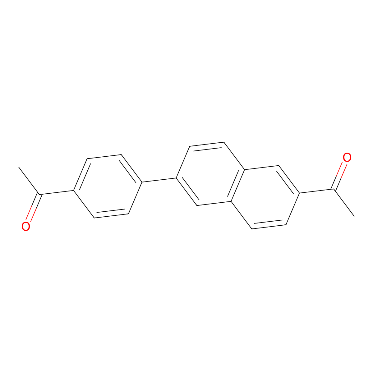 1-(4-(6-Acetylnaphthalen-2-yl)phenyl)ethanone molecular structure, CAS 1306731-02-1