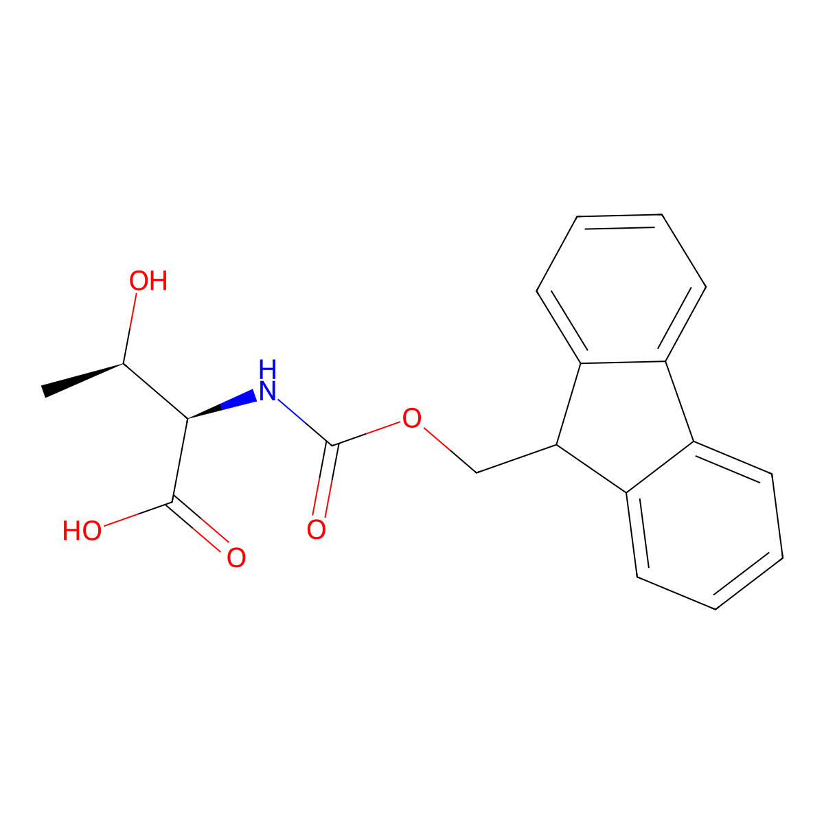Fmoc-D-allo-Thr-OH molecular structure, CAS 130674-54-3