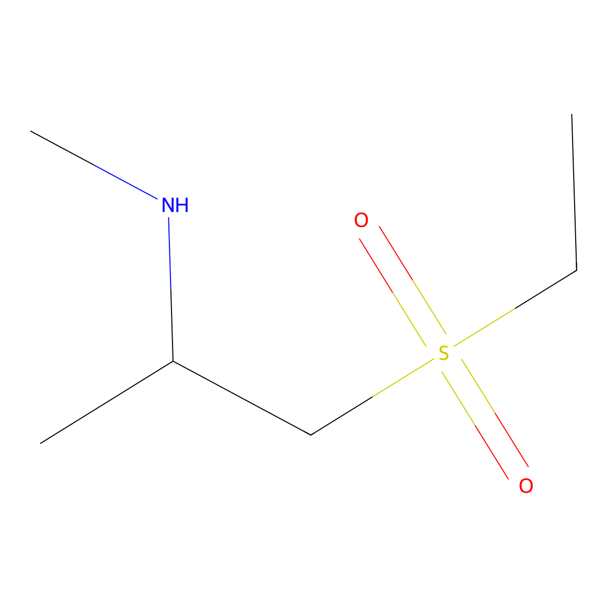 [1-(Ethanesulfonyl)propan-2-yl](methyl)amine molecular structure, CAS 1306830-92-1