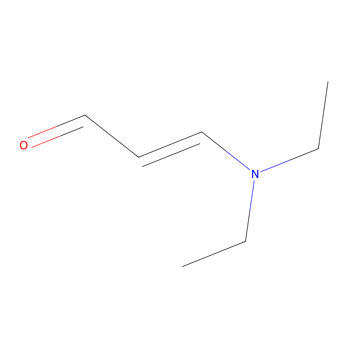 3-Diethylamino-2-propenal molecular structure, CAS 13070-22-9