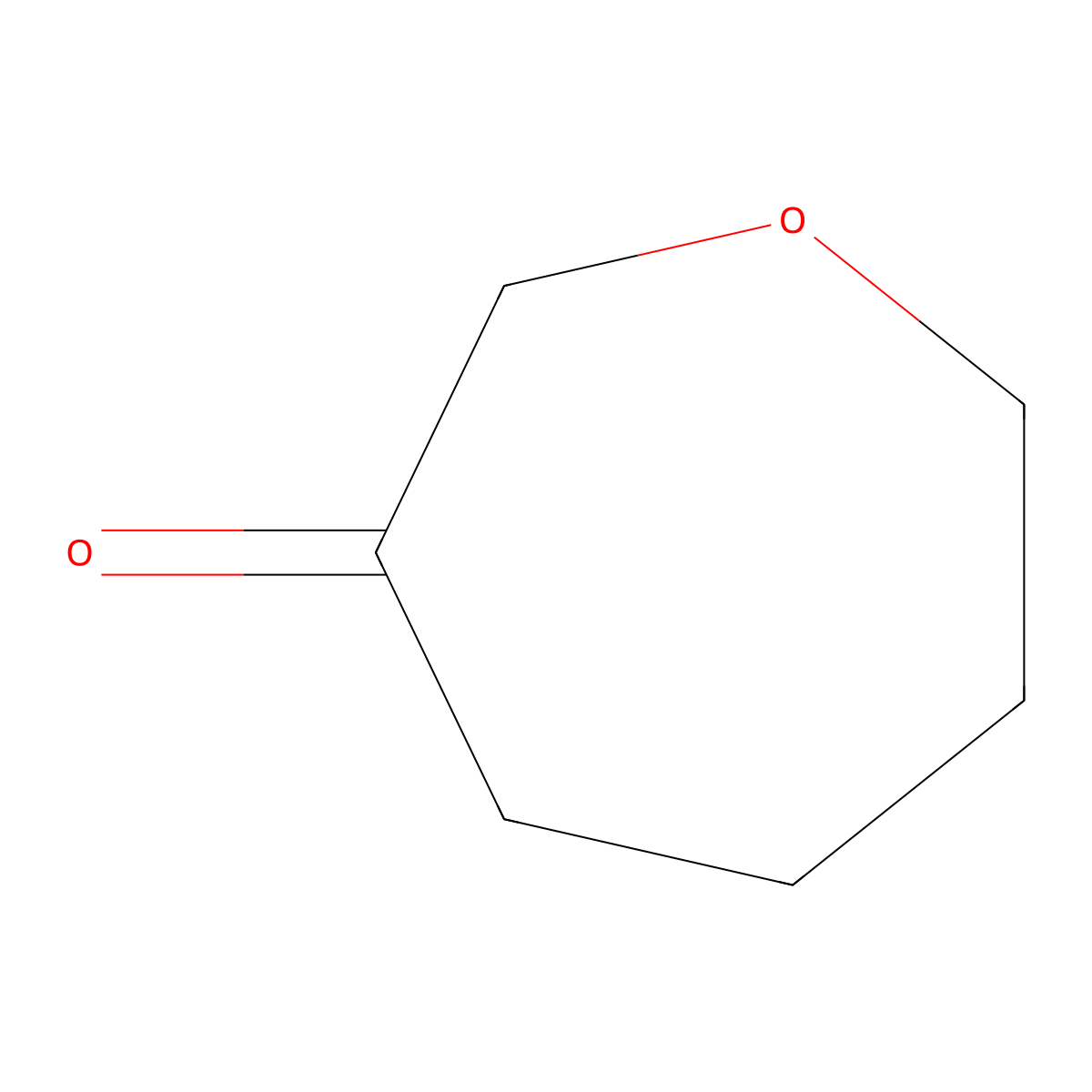 Oxepan-3-one molecular structure, CAS 130722-42-8