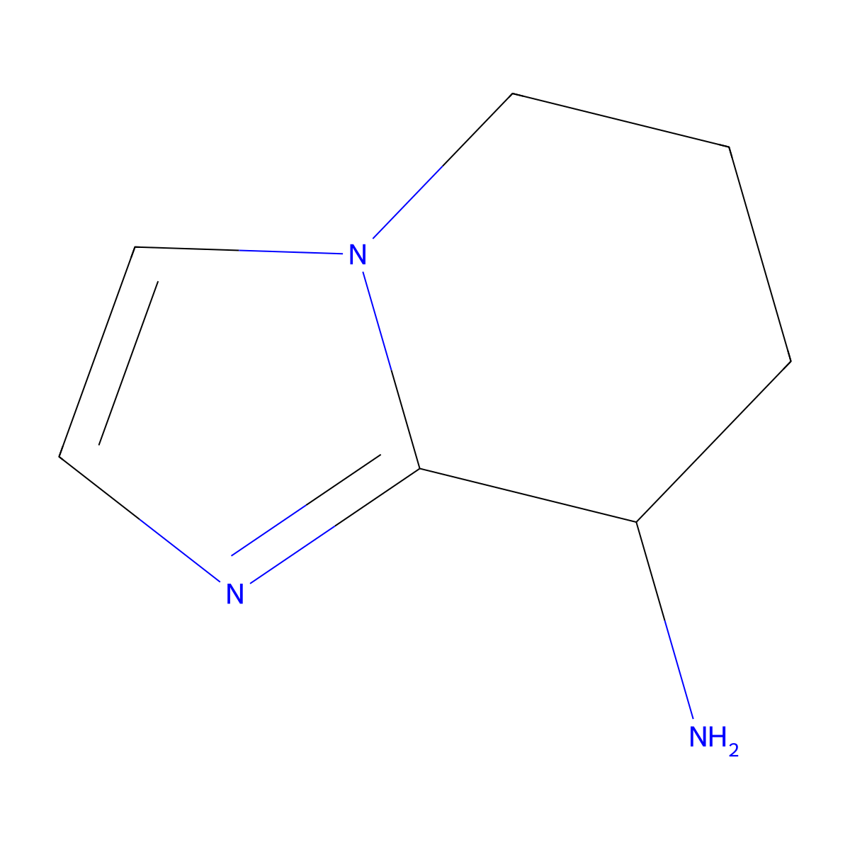 5,6,7,8-Tetrahydroimidazo[1,2-a]pyridin-8-amine molecular structure, CAS 1307237-28-0