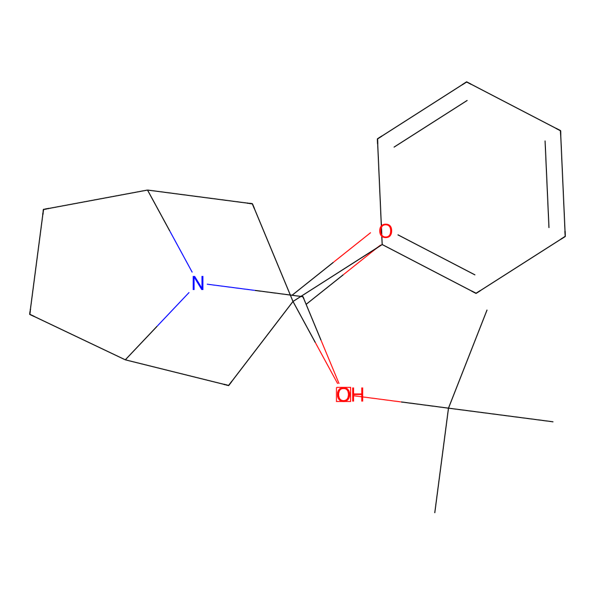 Tert-Butyl 3-Hydroxy-3-Phenyl-8-Azabicyclo[3.2.1]Octane-8-Carboxylate molecular structure, CAS 1307254-47-2