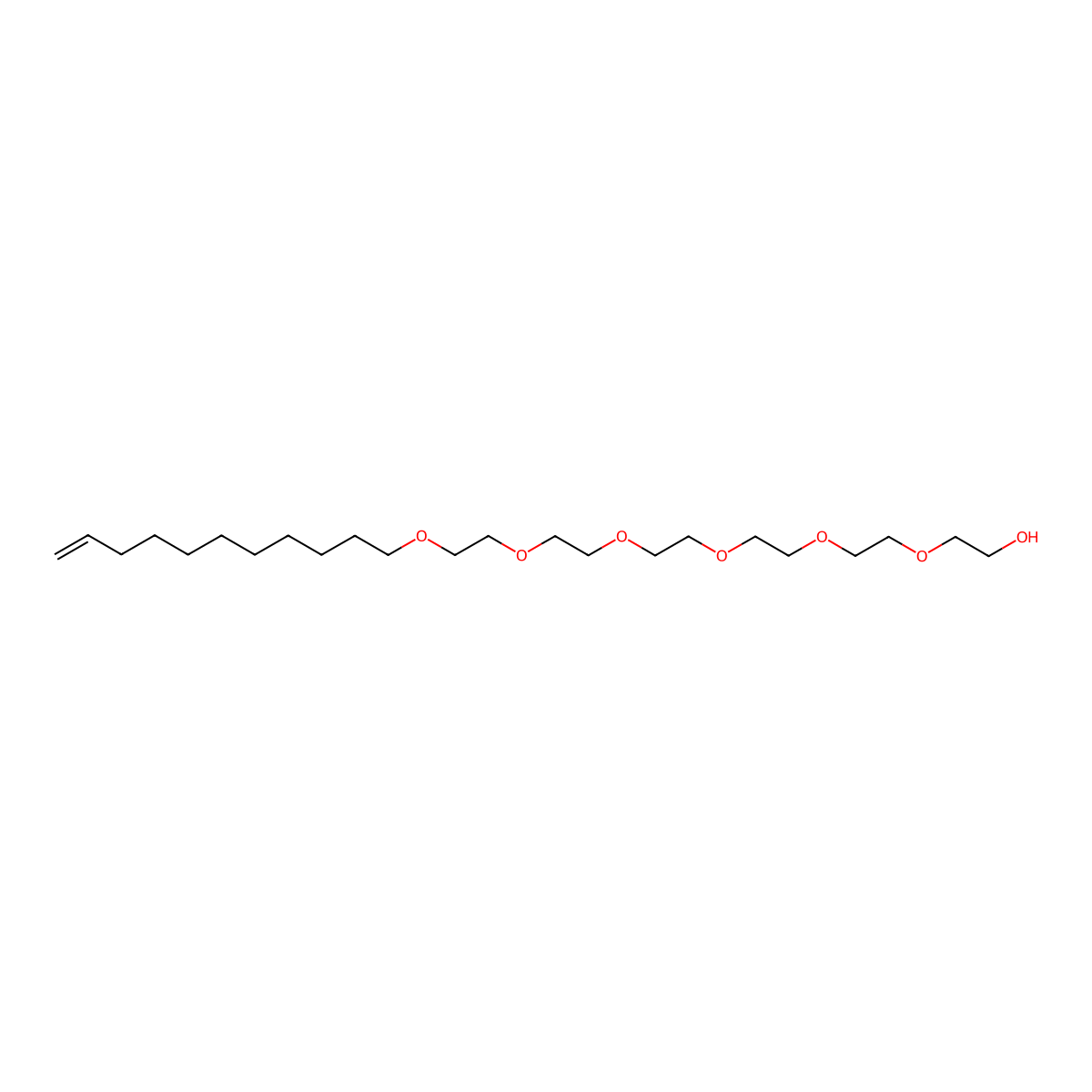 3,6,9,12,15,18-Hexaoxanonacos-28-en-1-ol molecular structure, CAS 130727-48-9