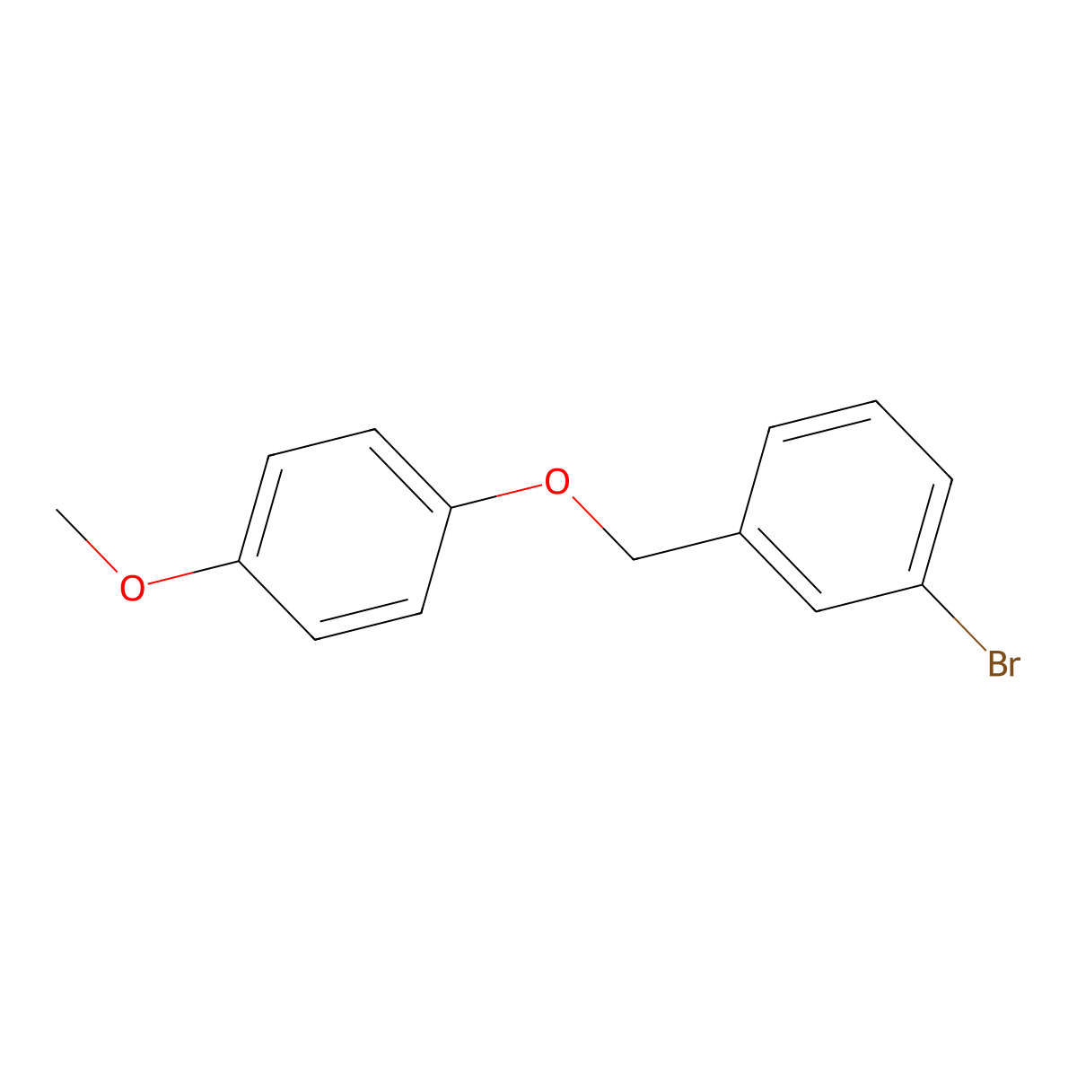 3-Bromobenzyl-(4-methoxyphenyl)ether molecular structure, CAS 1307393-49-2