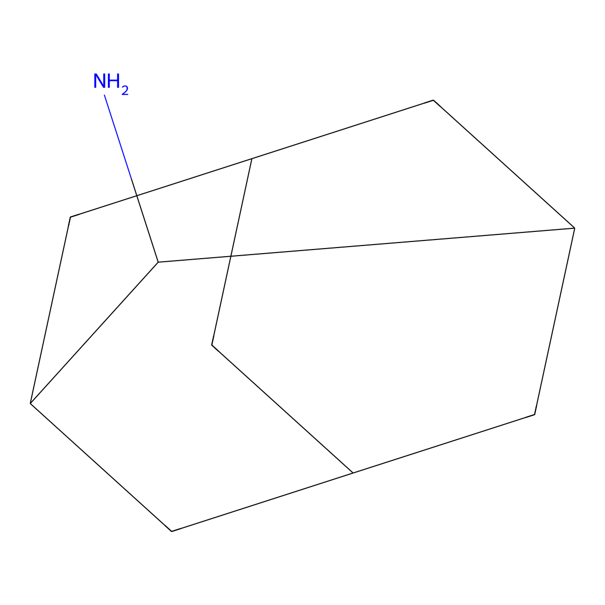 2-Aminoadamantane molecular structure, CAS 13074-39-0