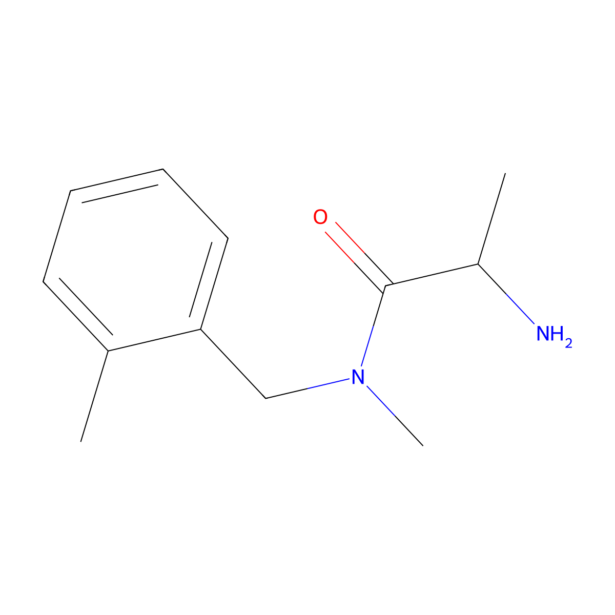 (S)-2-Amino-N-methyl-N-(2-methyl-benzyl)-propionamide molecular structure, CAS 1307550-06-6