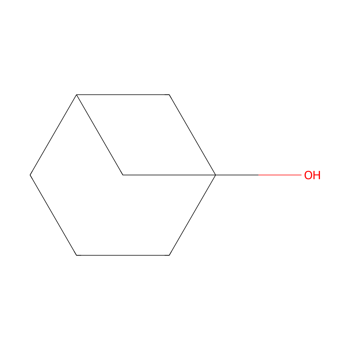 Bicyclo[3.1.1]heptan-1-ol molecular structure, CAS 130775-52-9