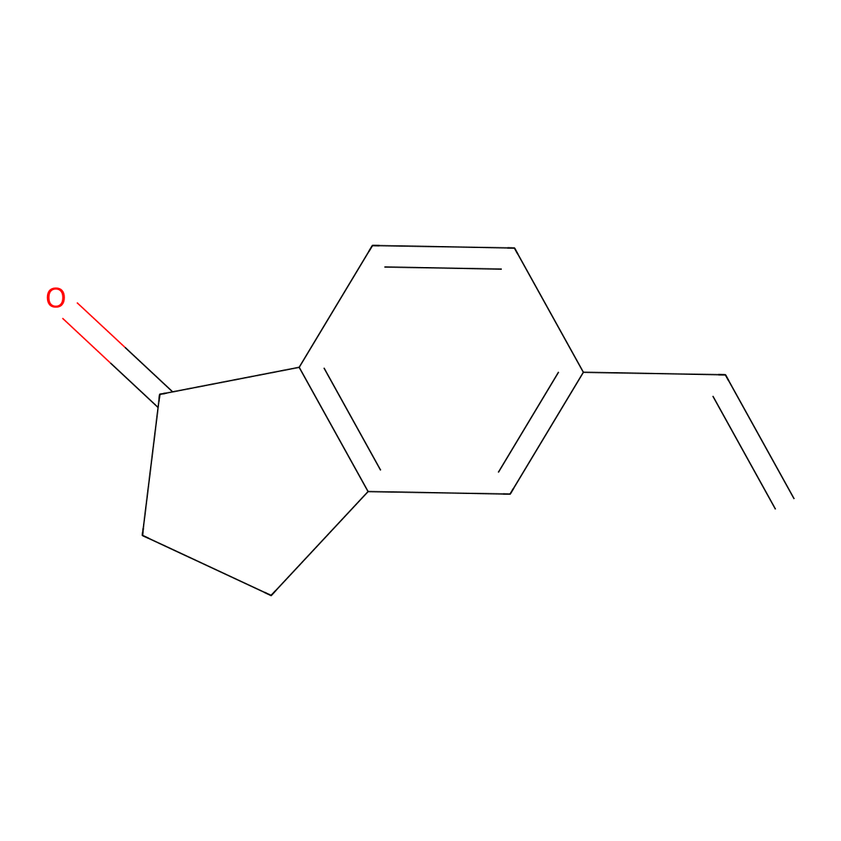 5-vinyl-2,3-dihydro-1H-inden-1-one molecular structure, CAS 1307814-41-0