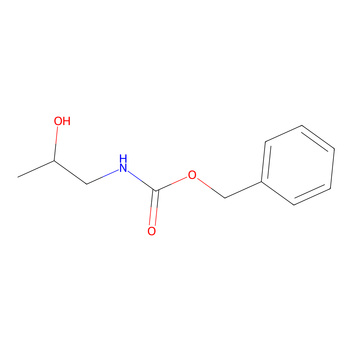 Benzyl N-[(2R)-2-hydroxypropyl]carbamate molecular structure, CAS 130793-70-3