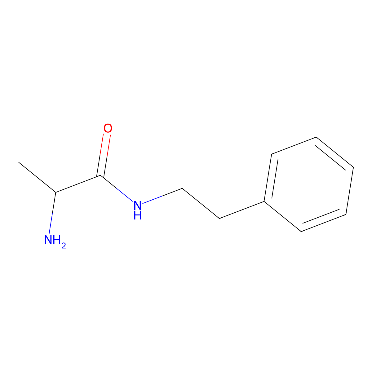 (2R)-2-amino-N-(2-phenylethyl)propanamide molecular structure, CAS 1307953-73-6