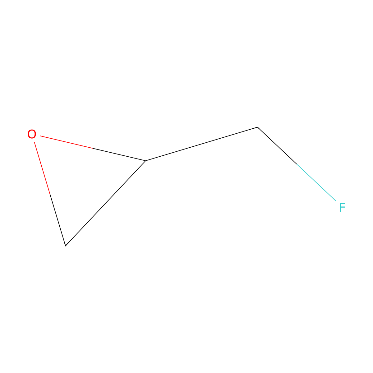 (2S)-2-(Fluoromethyl)oxirane molecular structure, CAS 130796-94-0