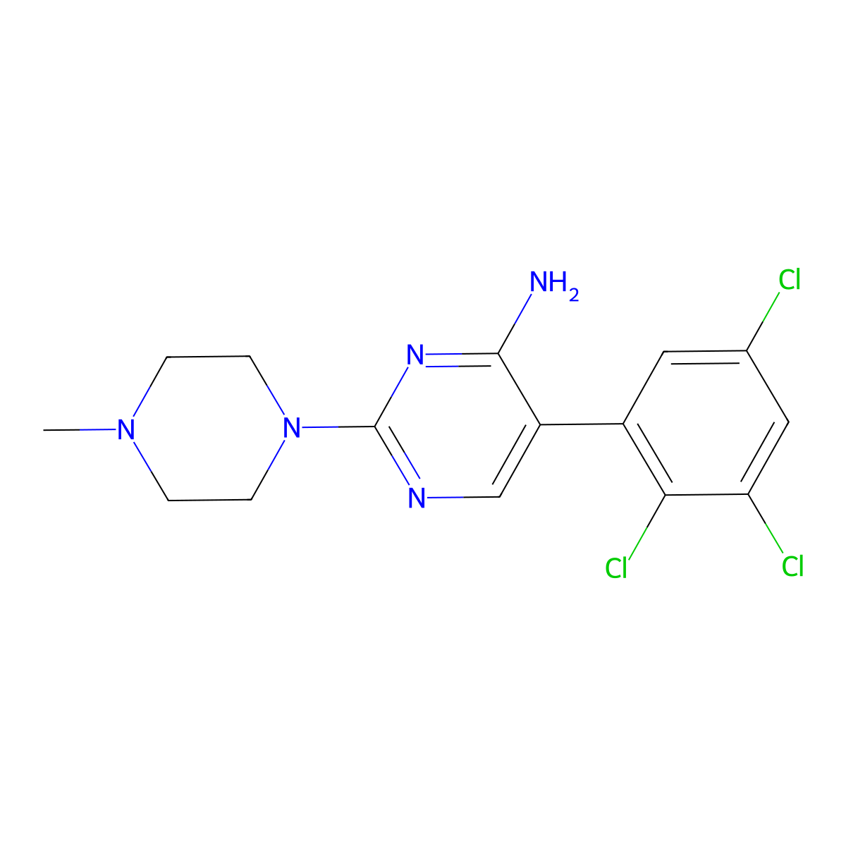 Sipatrigine molecular structure, CAS 130800-90-7