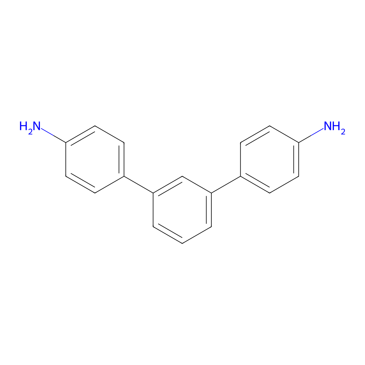 [1,1':3',1''-Terphenyl]-4,4''-diamine molecular structure, CAS 130821-37-3