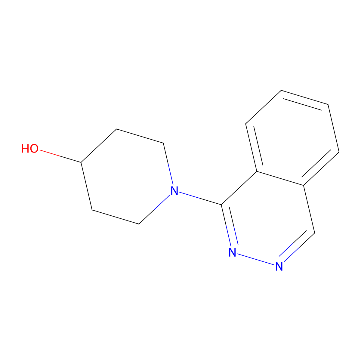 1-(Phthalazin-1-yl)piperidin-4-ol molecular structure, CAS 1308246-46-9