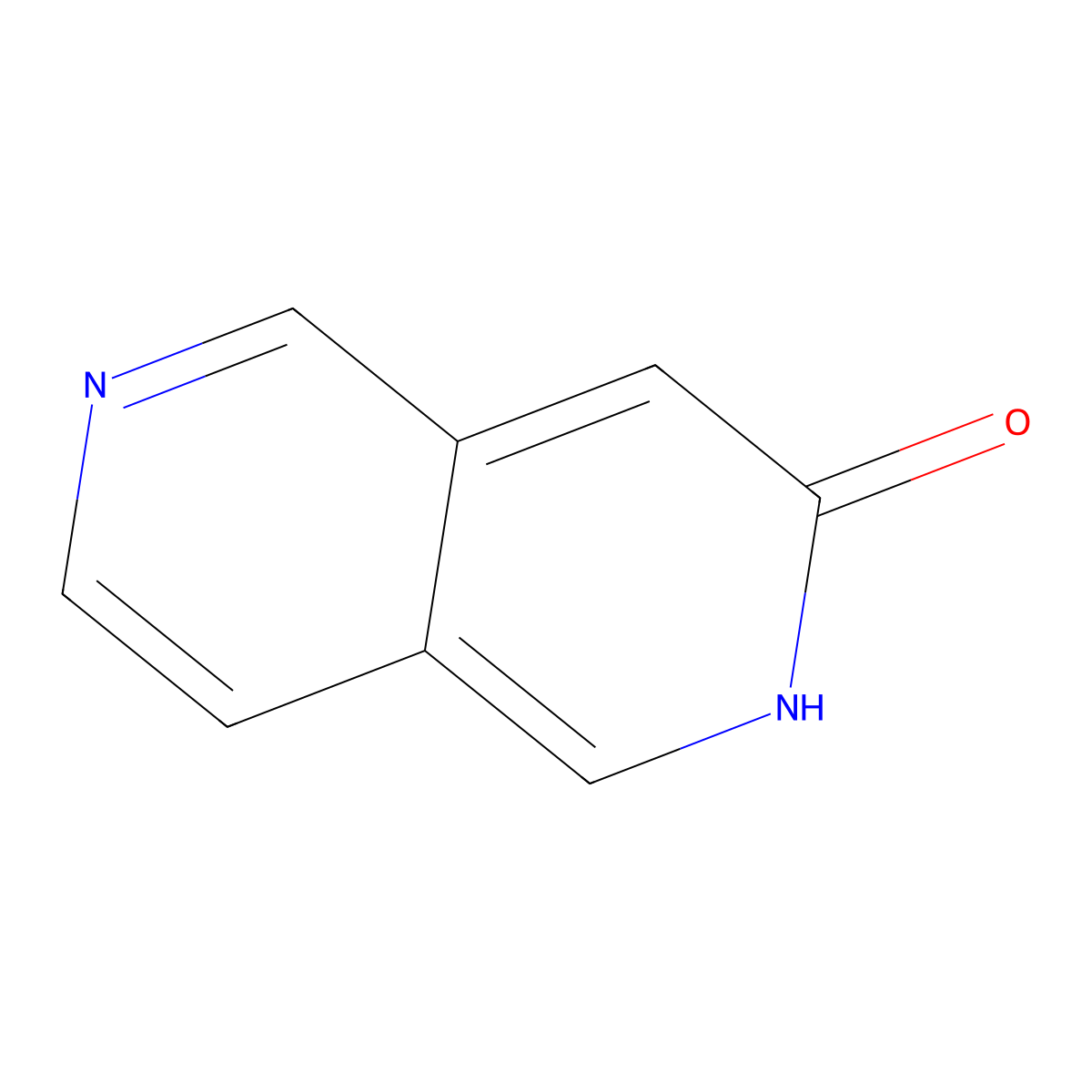 2,6-Naphthyridin-3-ol molecular structure, CAS 1308285-72-4