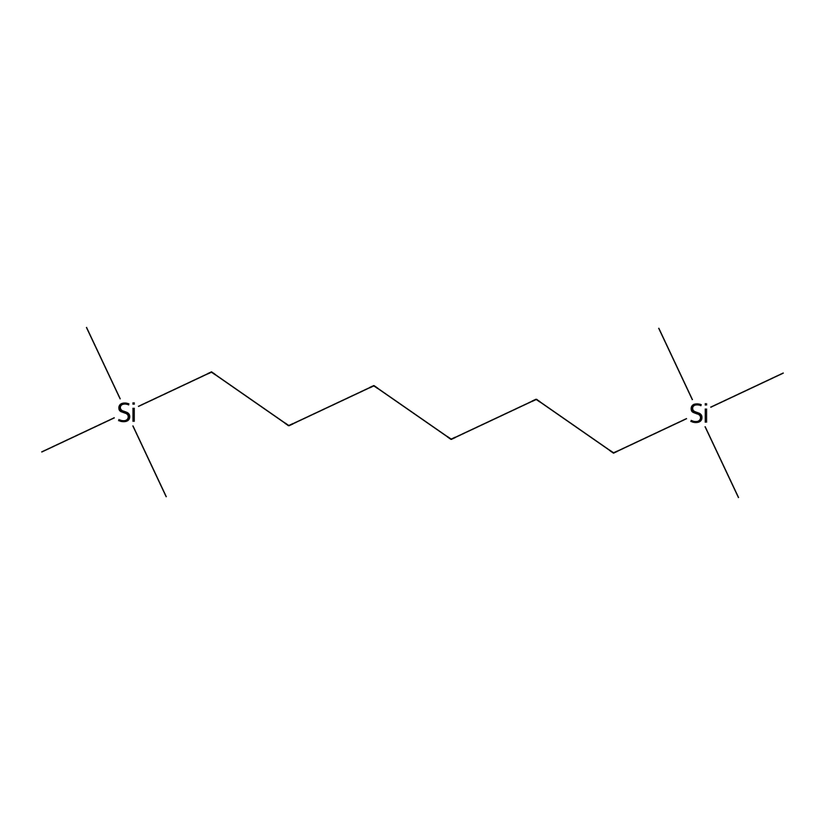 1,6-Bis(trimethylsilyl)hexane molecular structure, CAS 13083-96-0