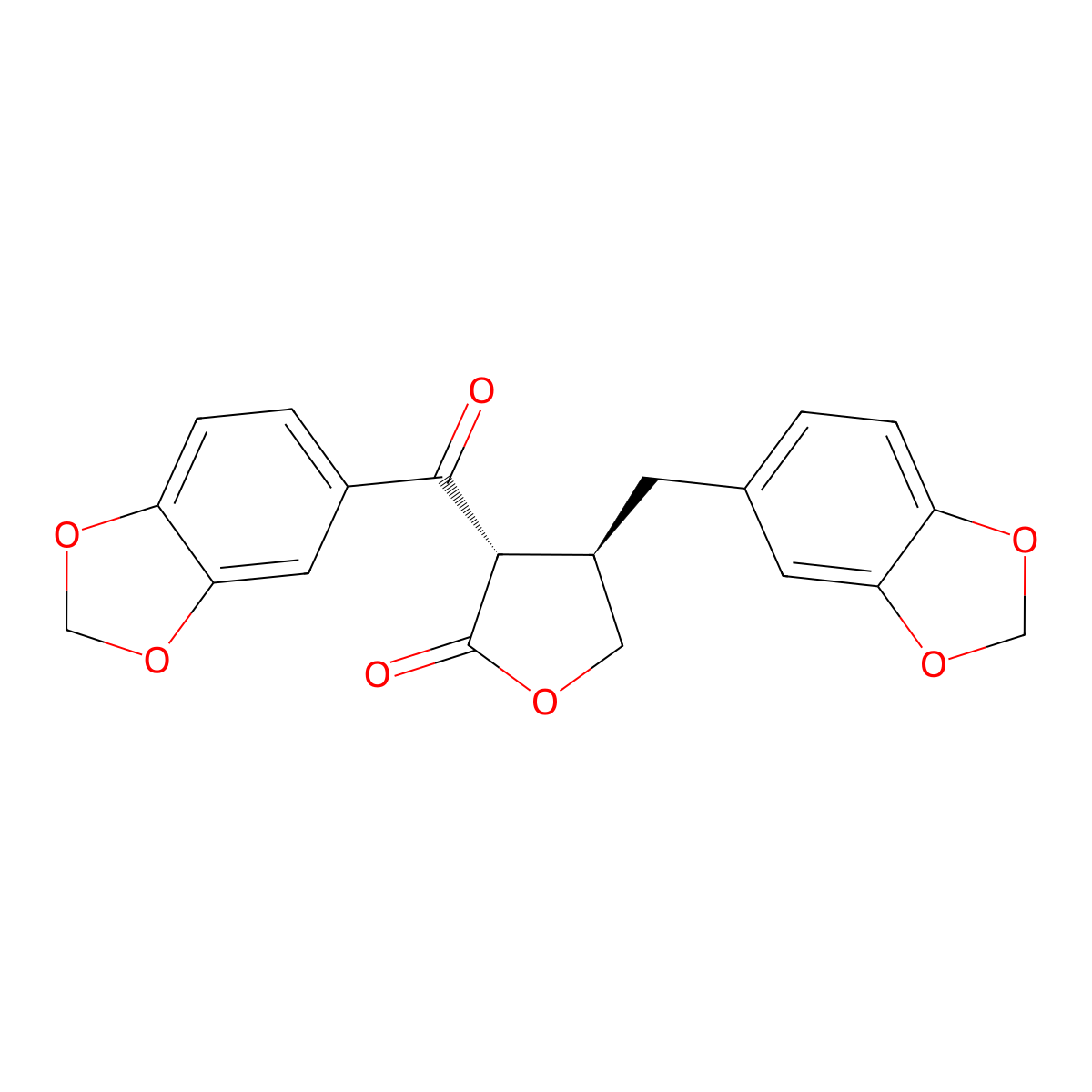 7-Oxohinokinin molecular structure, CAS 130837-92-2