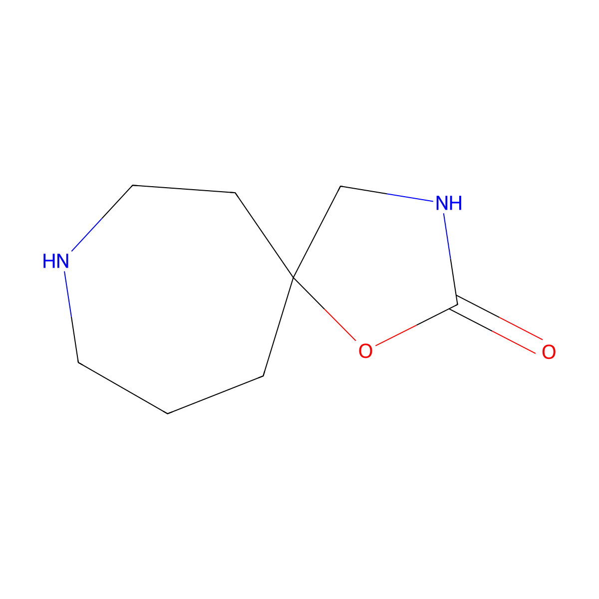1-Oxa-3,8-diazaspiro[4.6]undecan-2-one molecular structure, CAS 1308384-26-0