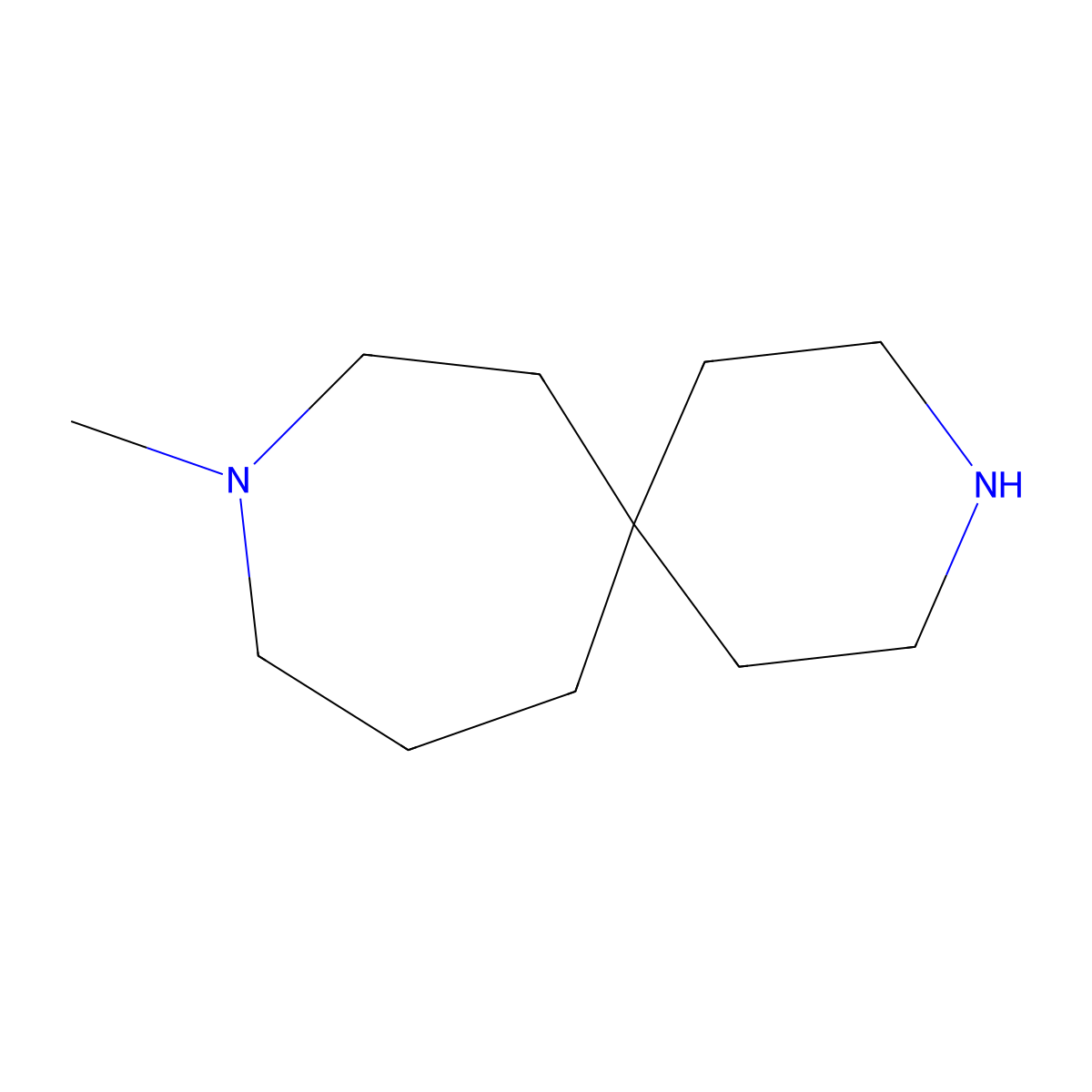 9-Methyl-3,9-diazaspiro[5.6]dodecane molecular structure, CAS 1308384-45-3