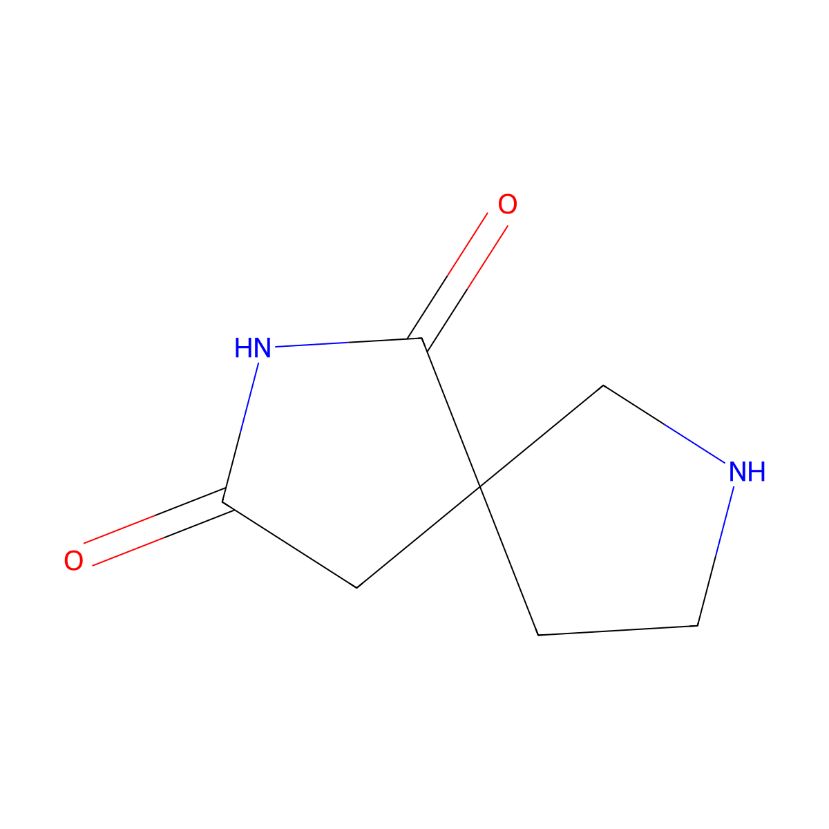 2,7-Diazaspiro[4.4]nonane-1,3-dione molecular structure, CAS 1308384-60-2