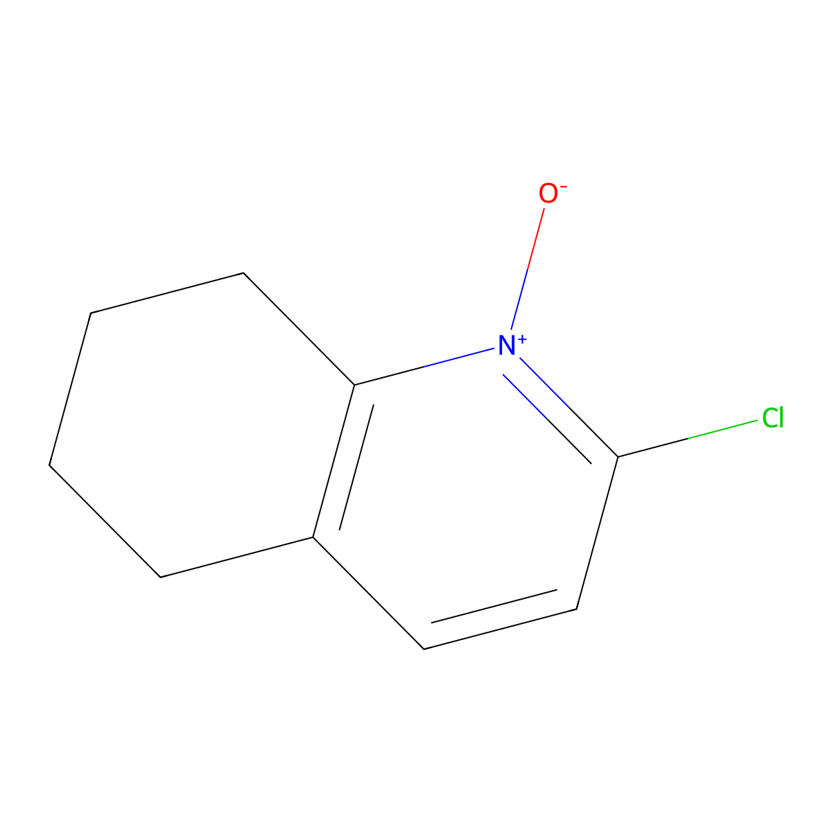 2-Chloro-5,6,7,8-tetrahydroquinoline 1-oxide molecular structure, CAS 130861-71-1