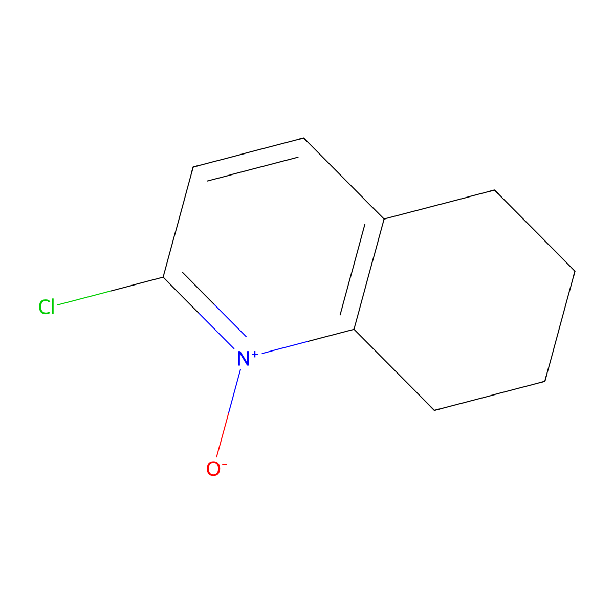 2-Chloro-5,6,7,8-tetrahydroquinoline 1-oxide molecular structure, CAS 130861-71-1