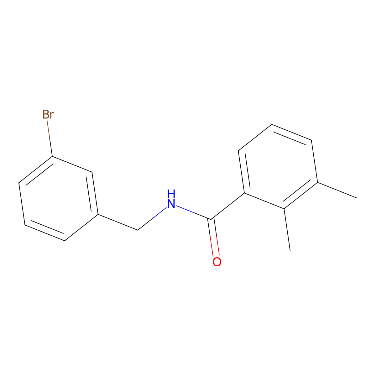 N-[(3-bromophenyl)methyl]-2,3-dimethylbenzamide molecular structure, CAS 1308643-93-7