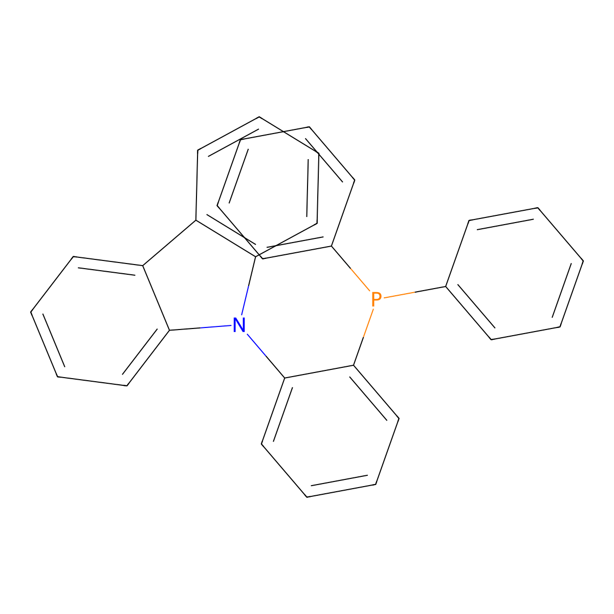 9-[2-(Diphenylphosphino)phenyl]-9H-carbazole , Ph PhenCar-Phos molecular structure, CAS 1308652-67-6