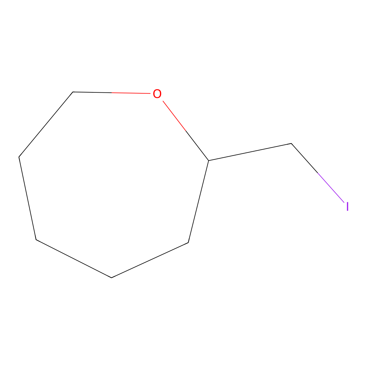 2-(Iodomethyl)oxepane molecular structure, CAS 130868-43-8