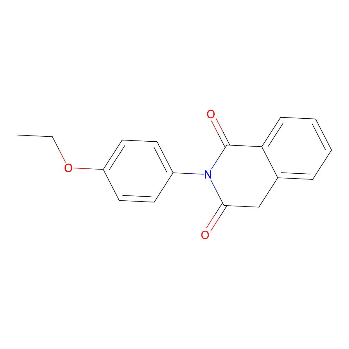 2-(4-Ethoxyphenyl)-1,2,3,4-tetrahydroisoquinoline-1,3-dione molecular structure, CAS 130872-49-0